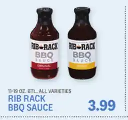 Kings Food Markets RIB RACK BBQ SAUCE offer