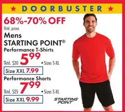Boscov's Mens STARTING POINT Performance T-Shirts offer