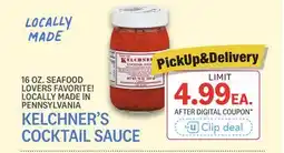 Kings Food Markets KELCHNER'S COCKTAIL SAUCE offer