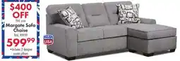 Boscov's Margate Sofa Chaise offer