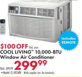 Boscov's COOL LIVING 10, 000-BTU Window Air Conditioner offer