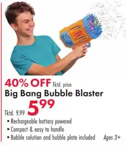 Boscov's Big Bang Bubble Blaster offer