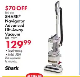 Boscov's SHARK Navigator Advanced Lift-Away Vacuum offer