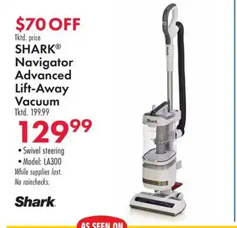 Boscov's SHARK Navigator Advanced Lift-Away Vacuum offer