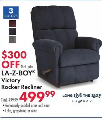 Boscov's LA-Z-BOY Victory Rocker Recliner offer