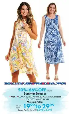 Boscov's Summer Dresses offer