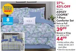 Boscov's ASHLEY COOPER 7-Piece Comforter Set offer