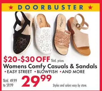 Boscov's Womens Comfy Casuals & Sandals offer
