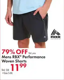 Boscov's Mens RBX Performance Woven Shorts offer