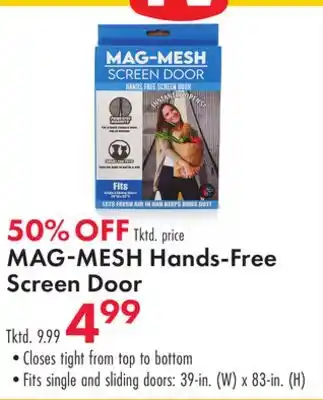 Boscov's MAG-MESH Hands-Free Screen Door offer