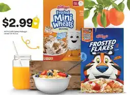 CVS Select Kellogg's cereal 7.8-14.5 oz offer