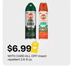 CVS ALL OFF! insect repellent 3.6-6 oz offer