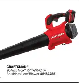 Lowe's 20-Volt MaxF RP 410-CFM Brushless Leaf Blower offer