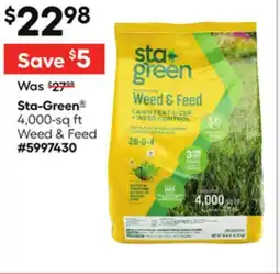 Lowe's 4,000-sq ft Weed & Feed offer