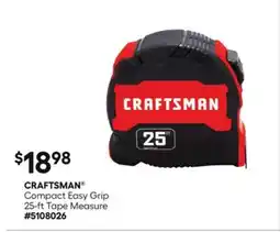 Lowe's Compact Easy Grip 25-ft Tape Measure offer