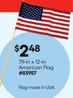 Lowe's 7.9-in x 12-in American Flag offer