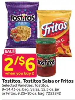 Stop&Shop Tostitos, Tostitos Salsa or Fritos offer