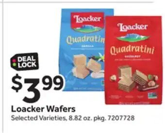 Stop&Shop Loacker Wafers offer