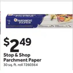 Stop&Shop Stop & Shop Parchment Paper offer
