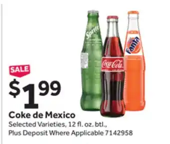 Stop&Shop Coke de Mexico offer