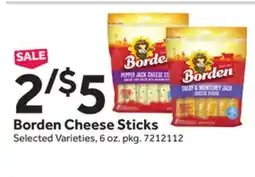 Stop&Shop Borden Cheese Sticks offer