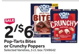 Stop&Shop Pop-Tarts Bites or Crunchy Poppers offer