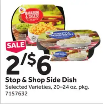 Stop&Shop Stop & Shop Side Dish offer