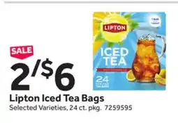 Stop&Shop Lipton Iced Tea Bags offer