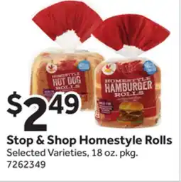 Stop&Shop Stop & Shop Homestyle Rolls offer