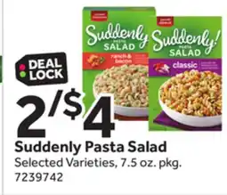 Stop&Shop Suddenly Pasta Salad offer