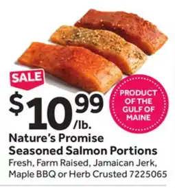 Stop&Shop Nature's Promise Seasoned Salmon Portions offer