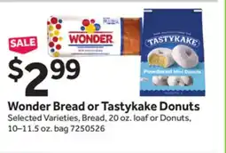 Stop&Shop Wonder Bread or Tastykake Donuts offer