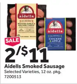 Stop&Shop Aidells Smoked Sausage offer