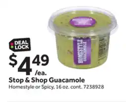 Stop&Shop Stop & Shop Guacamole offer