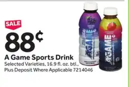 Stop&Shop A Game Sports Drink offer