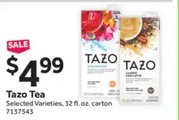 Stop&Shop Tazo Tea offer