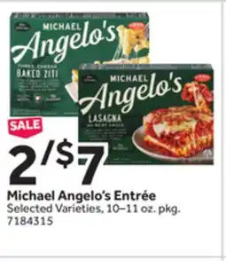 Stop&Shop Michael Angelo's Entrée offer