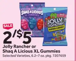 Stop&Shop Jolly Rancher or Shaq A Licious XL Gummies offer