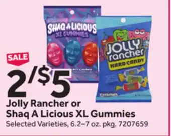 Stop&Shop Jolly Rancher or Shaq A Licious XL Gummies offer