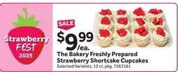 Stop&Shop The Bakery Freshly Prepared Strawberry Shortcake Cupcakes offer
