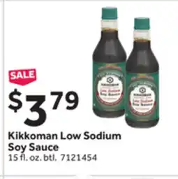 Stop&Shop Kikkoman Low Sodium Soy Sauce offer