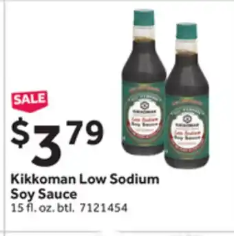 Stop&Shop Kikkoman Low Sodium Soy Sauce offer