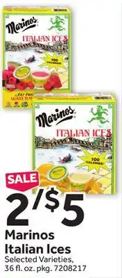 Stop&Shop Marinos Italian Ices offer