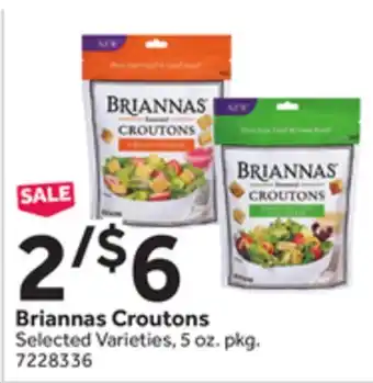 Stop&Shop Briannas Croutons offer