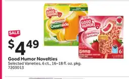 Stop&Shop Good Humor Novelties offer