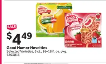 Stop&Shop Good Humor Novelties offer