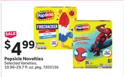 Stop&Shop Popsicle Novelties offer