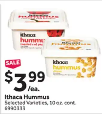 Stop&Shop Ithaca Hummus offer