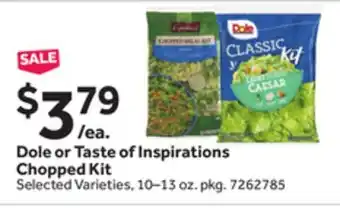 Stop&Shop Dole or Taste of Inspirations Chopped Kit offer