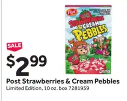 Stop&Shop Post Strawberries & Cream Pebbles offer